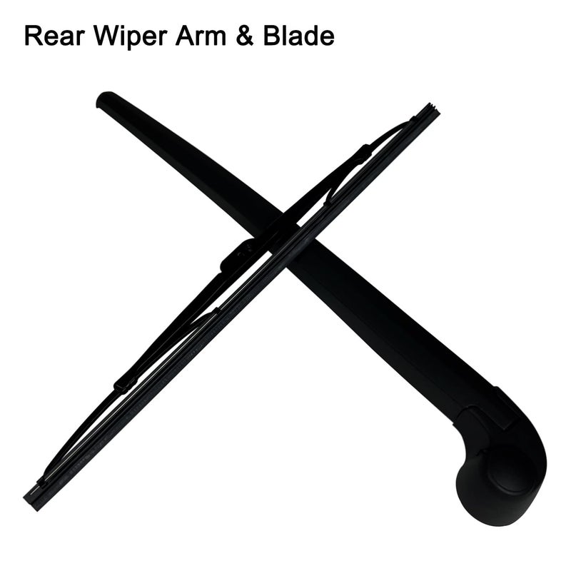 koxuyim Front Right Passenger Side Windshield Wiper Arm Compatible with 2007-2016 Audi Q7 Replaces# 4L1955408B 4l1955408B1P9 | with 1 Rear Wiper Arm & Blade - Image 5